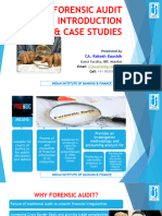 Forensic Audit Presentation Including Case Studies 21122022