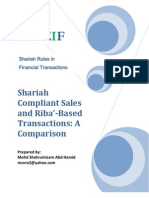 Shariah Sales vs. Riba Loan