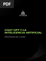 Programa Del Curso de Chat GPT y La IA