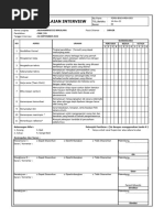 HR - 003 Form Penilaian Interview