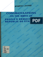 Congratulations On The Birth of People's Democratic Republic of Ethiopia (Coll.)