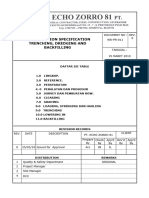 JG-SC-011 Trenching, Driedging and Backfilling