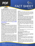 Sports Drink Fact Sheet