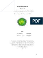 Makalah - Penelitian Survei - Arif Dan Elsa