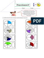 Guía Fracciones 5° Basico