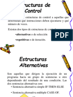 Estructuras de Control