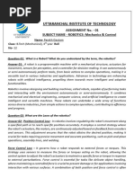 Robotics Assignment-1