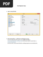 Data Migration Steps: 1. Login To Winscp/Filezilla