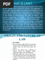 What Is Law PPT and Philosophy of Lawpptx