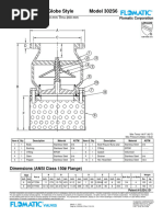 Foot Valve Globe Style Model 302S6: Material