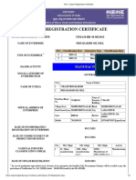 Udyam Registration Certificate: Manufacturing