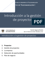 Introducción A La Gestión de Proyectos