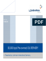 Presentation ProOil-314 50,000 BPD Used Oil Refinery