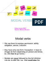 Modal Verbs - Upperintermediate