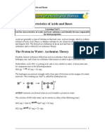 Acids and Bases (Summary)