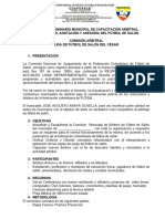 Proyecto Seminario Municipal de Capacitacin Arbitral Futbol de Salon