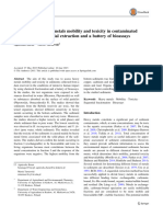 Assessment of Heavy Metals Mobility and Toxicity in Contaminated Sediments by Sequential Extraction and A Battery of Bioassays