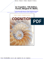 Test Bank For Cognition 10th Edition Thomas A Farmer Margaret W Matlin