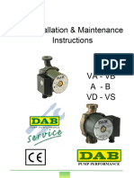 DAB VAVBVS Range Manual