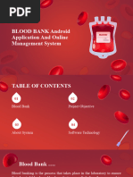 Blood Bank Android Application and Online Management System