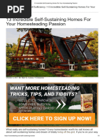 13 Incredible Self-Sustaining Homes For Your Homesteading Passion