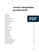 IGCSE Grammar Manipulation Tasks