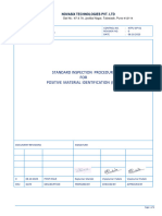 Standard Inspection Procedure For Positive Material Indentification (PMI)