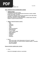 Tema 1. Metode de Control Al Semifabricatelor Si Pieselor