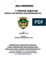 Buku Memori Serah Terima Jabatan KS