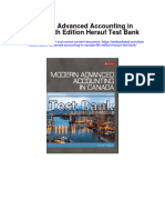 Modern Advanced Accounting in Canada 9th Edition Herauf Test Bank