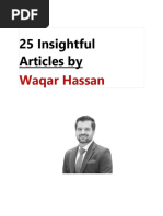 Articles by CSP Waqar Hassan