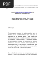 Regimenes Politicos