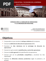 1 Introduccion A Dirección de Operaciones