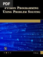 Python Programming Using Problem Solving