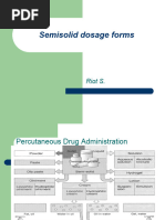 Semisolid Dosage Forms