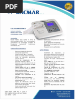 Electrocardiografo Carewell Ecg1103g