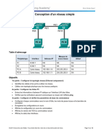 Travaux Pratiques Conception D Un Réseau Simple