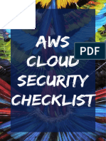 AWS Cloud Security Checklist