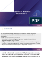 Contabilidad de Costos Introducción