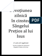 Devoțiunea Zilnică În Cinstea Sângelui Prețios Al Lui Isus