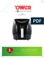 Please Read Carefully: T17024 4.3L Digital Air Fryer