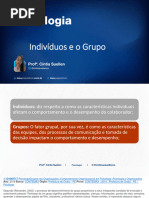 AULA 2 - INDIVIDUOS E GRUPO Cs