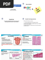 Dear Students: L4: Microstructure of Salivary Glands and Tongue