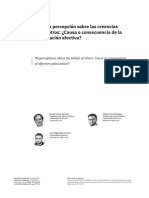 La Falsa Percepción Sobre Las Creencias de Los Otros: ¿Causa o Consecuencia de La Polarización Afectiva?