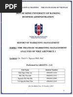 L23 Group 9 Report Marketing Management of Nike Air Force 1