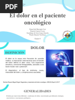 Dolor en El Paciente Oncológico