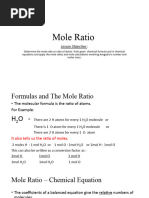 Mole Ratio