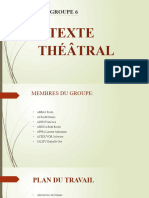 Texte Théâtral