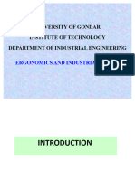 Chapter 1. Introduction To Ergonomics