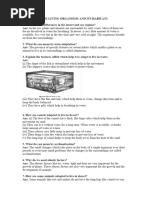 The Living Organisms and Its Habitats Extra Questions
